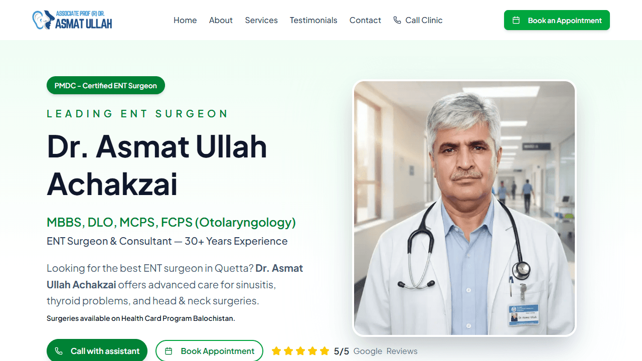 ENT healthcare clinic